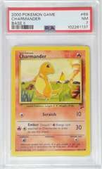V1800: 2000: Charmander: 69/130: Base 2: Game: PSA: 7: NM: 102261137